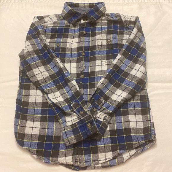 Gymboree Other - Boys Gymboree Long Sleeve Flannel Shirt Size S 5/6